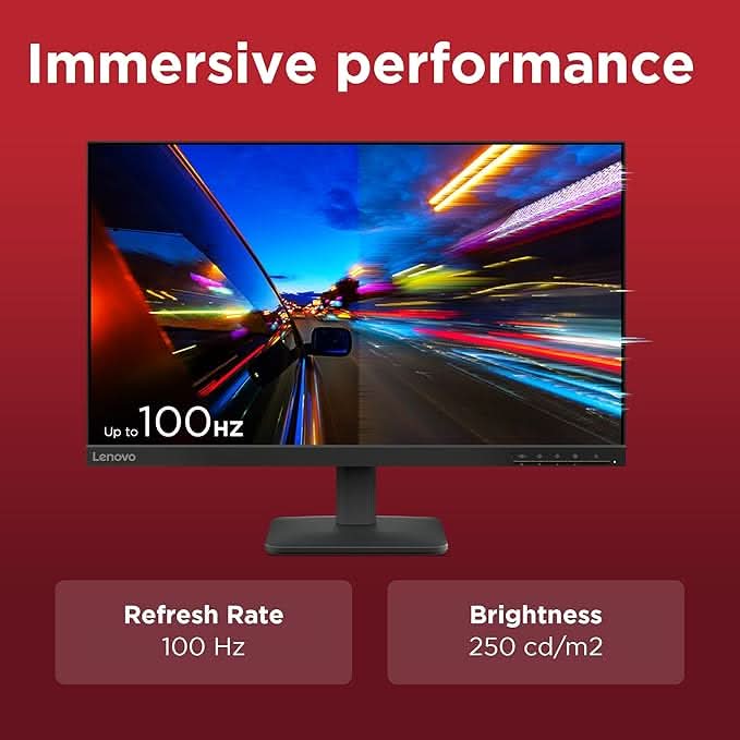 Lenovo L24-4e 24inch FHD IPS 100Hz Ultraslim Monitor
