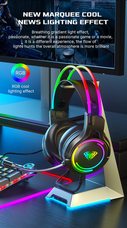 AULA S506 WIRED GAMING HEADSET BLACK