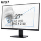 MSI PRO MP273U 27 INCH BUSINESS MONITOR