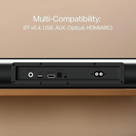 Boat Aavante 2.1 1550 Plus Remote Control, Bluetooth Sound bar, Home Theatre Soundbar Speaker (Premium Black)