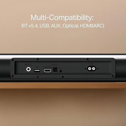 Boat Aavante 2.1 1550 Plus Remote Control, Bluetooth Sound bar, Home Theatre Soundbar Speaker (Premium Black)