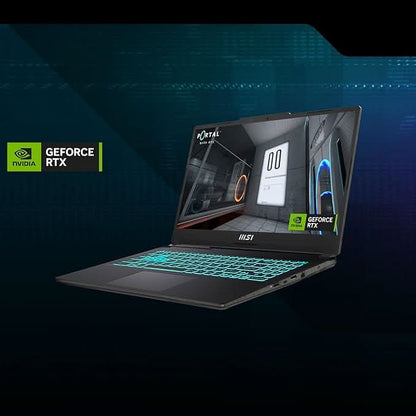 MSI CYBORG 15 A12UDX-1049IN 9S7-15K111-1049 [CI5-12450H 12TH GEN/16GB/512GB SSD/WIN11 HOME/15.6 INCH/6GB-RTX3050 GRAPHICS /2 YEAR(S)/BLACK]