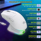 ANT ESPORTS GM810 PRO WIRELESS OPTICAL GAMING MOUSE 7200 DPI 2.4G BLUETOOTH - WHITE