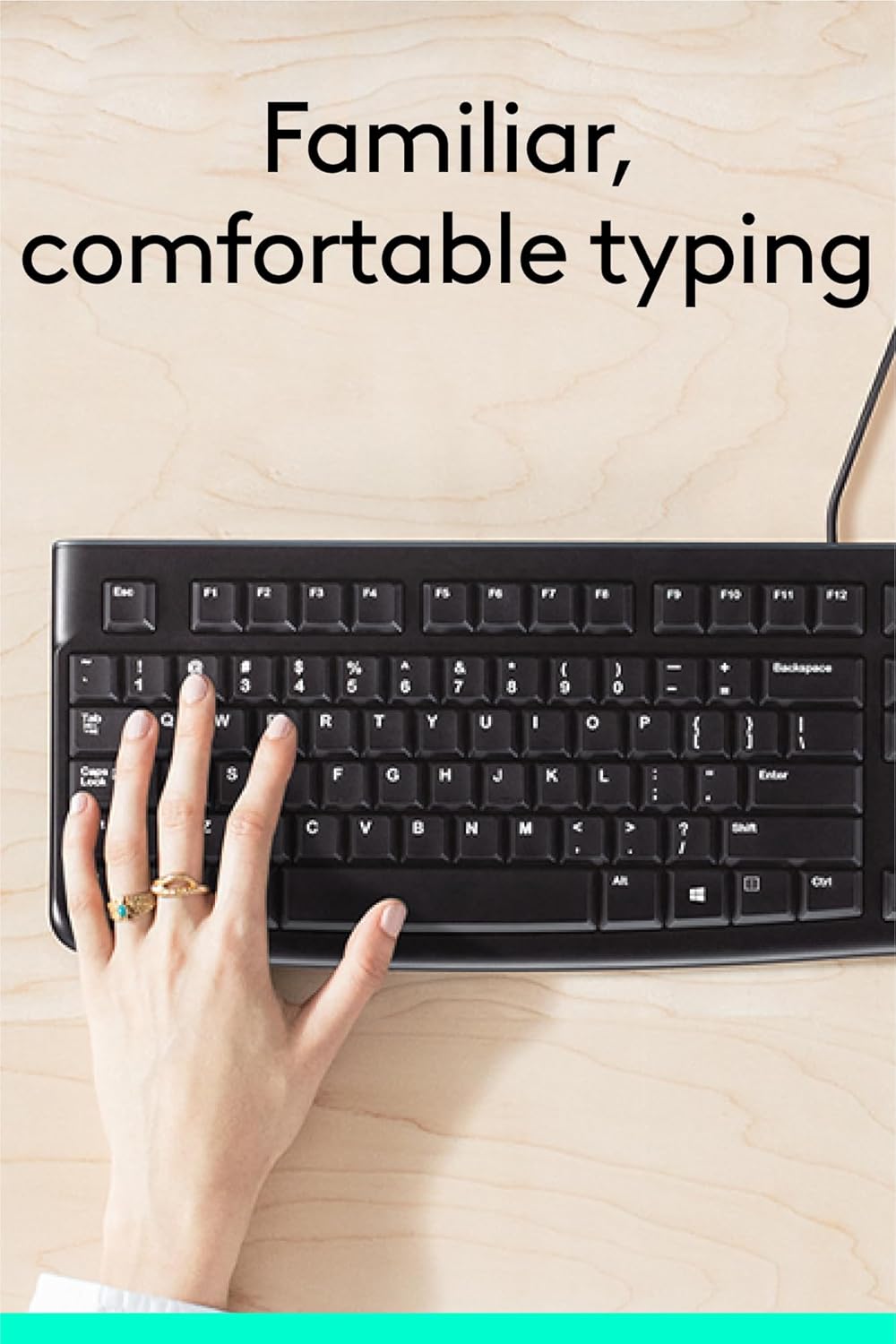 LOGITECH PLUG AND PLAY USB KEYBOARD K120