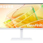 Samsung 34 Inch ViewFinity S6 Curved Monitor with Thunderbolt 4 Ultrawide WQHD Monitor LS34C650TAWXXL