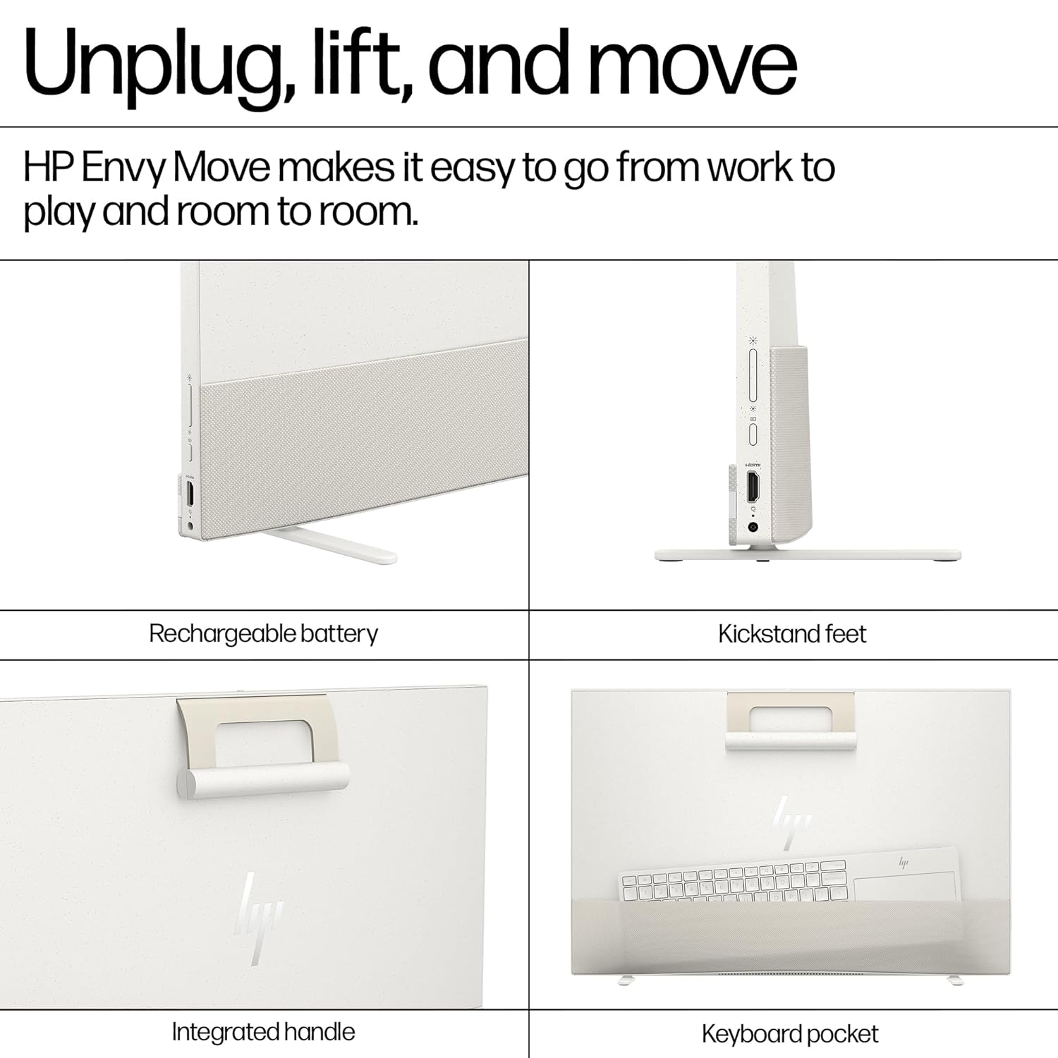 HP ENVY MOVE ALL IN ONE 24,13TH GEN INTEL CORE I5-1335U,23.8INCH(60.5CM),QHD,THREE SIDED MICRO EDGE,16GB DDR5,1TB SSD,BLUETOOTH KEYBOARD,WIN 11 HOME,4.1KG,24-CS0047IN