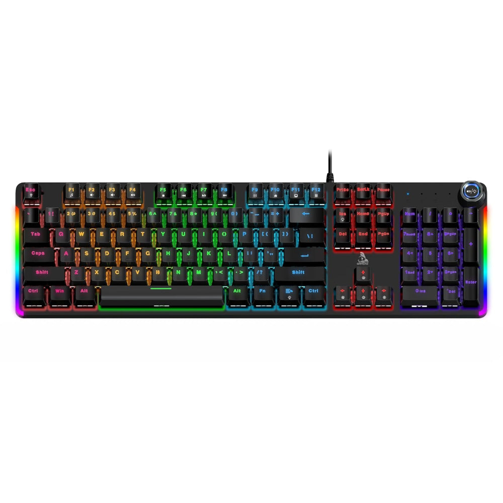 TAG Gamerz Warrior 2.0 Full Size Wired USB Mechanical Gaming Keyboard ( Black ) ( Mechanical Keys )