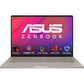 ASUS ZENBOOK A14,SNAPDRAGON X,COPILOT+ AI PC(QUALCOMM ADRENO IGPU/45TOPS/16GB/512GB/FHD+/14"/BACKLIT KEYBOARD/WINDOWS 11/M365 BASIC (1YEAR)*/OFFICE HOME 2024/ZABRISKIE BEIGE/0.98 KG) UX3407QA-QD258WS