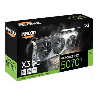 Inno3D Nvidia GeForce RTX 5070 Ti X3 OC 16GB GDDR7 Gaming Graphics Card
