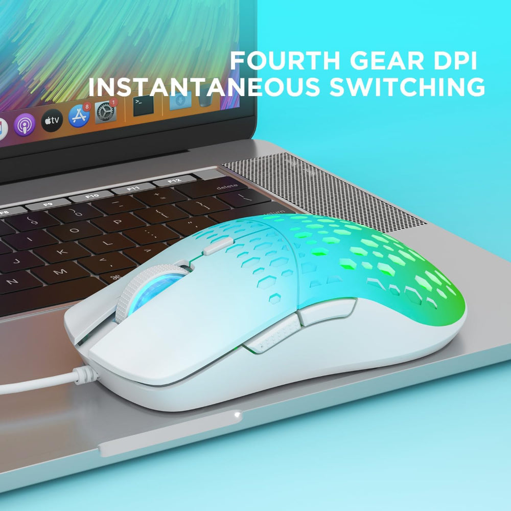 AULA S11 PRO Wired Ergonomic Gaming Mouse ( ‎S11 PRO ) ( 3600 DPI / 6 Macro Button ) ( Blue ) ( S11PROBU )