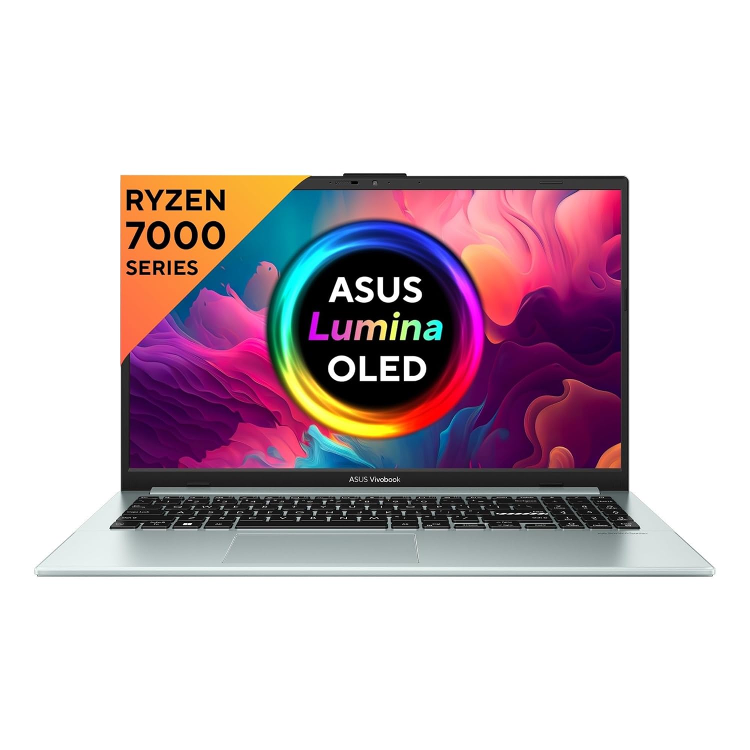 ASUS VIVOBOOK GO 15 (OLED) 2023, AMD RYZEN 5 7520U, 16GB RAM, 512GB SSD, FHD OLED 15.6"/39.62CM, WINDOWS 11, MS OFFICE 2021, GREEN GREY, 1.63KG, E1504FA-LK543WS, ALEXA BUILT-IN, BACKLIT KB LAPTOP