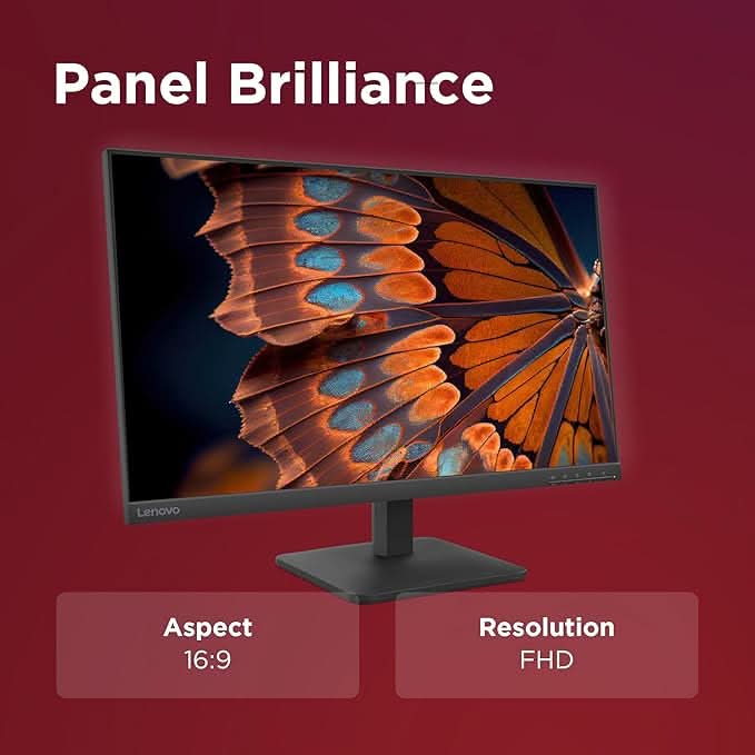 Lenovo L27-4e 27inch FHD IPS 100Hz Ultraslim Monitor