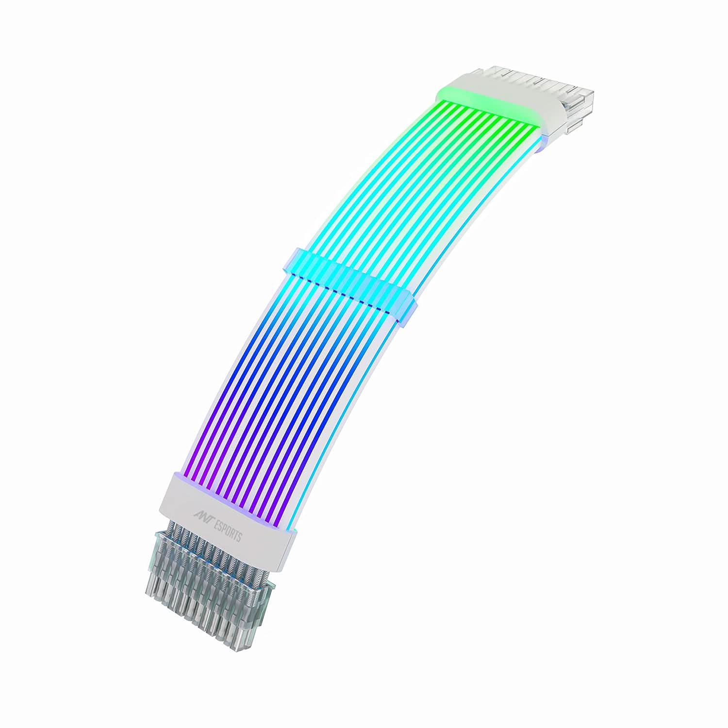 ANT ESPORTS NEON GLOW 24PIN ARGB PSU 18AWG CABLE EXTENSION