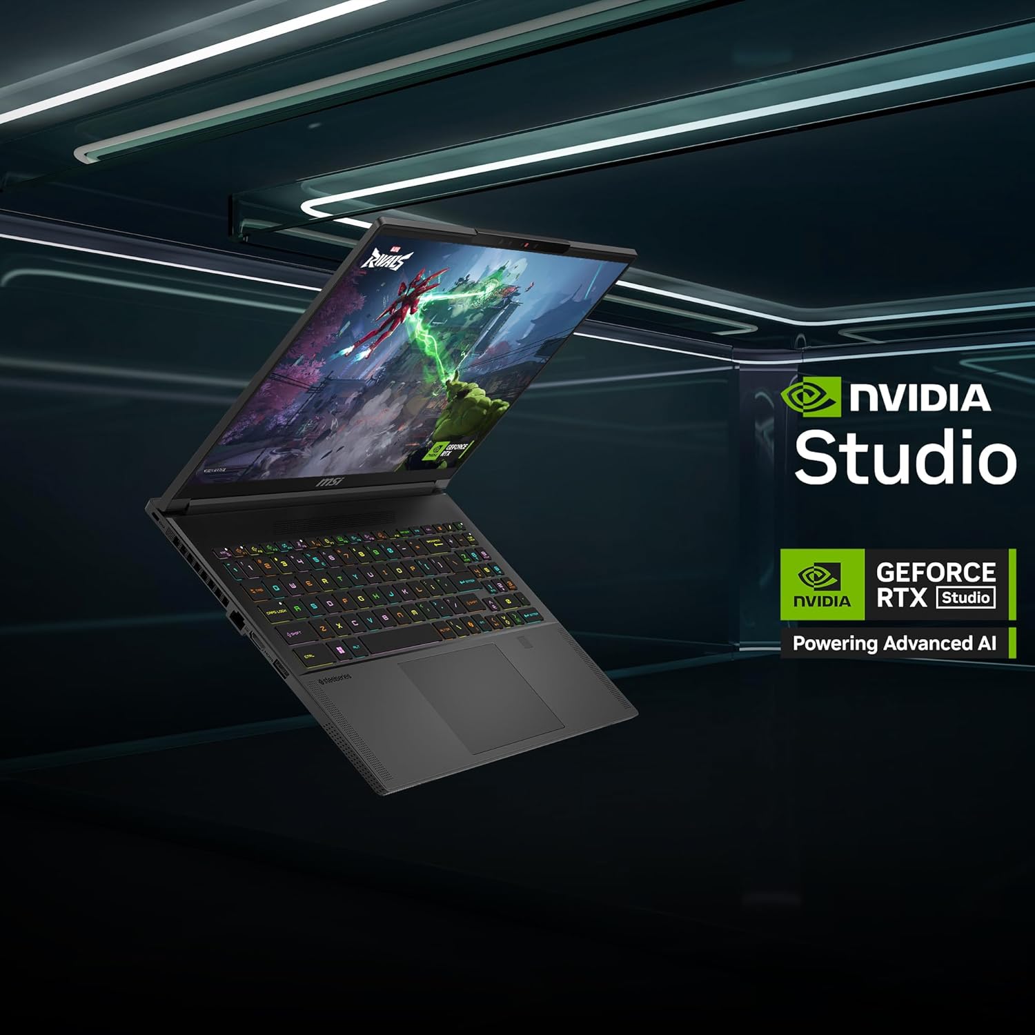 MSI STEALTH A16 AI+,AMD RYZEN AI 9 365,41CM QHD+ 240HZ GAMING LAPTOP(32GB/1TB NVME SSD/WINDOWS 11 HOME/OFFICE 2021/NVIDIA GEFORCE RTX 4060,GDDR6 8GB/CORE BLACK/2.1KG) A3HVFG-075IN