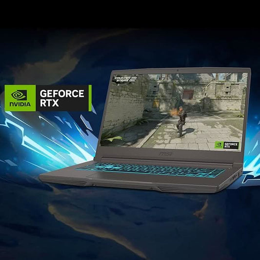MSI THIN 15, INTEL CORE I7-12650H, 40CM FHD 144HZ GAMING LAPTOP(16GB/512GB NVME SSD/WINDOWS 11 HOME/NVIDIA GEFORCE RTX 4050,GDDR6 6GB/COSMOS GRAY/1.86KG), B12VE-1688IN