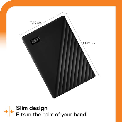 WESTERN DIGITAL 6TB MY PASSPORT EXTERNAL HARD DRIVE WDBR9S0060BBK-WESN