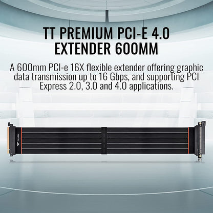 THERMALTAKE PREMIUM PCI-E 4.0 EXTENDER 600MM AC-059-CO1OTN-C1