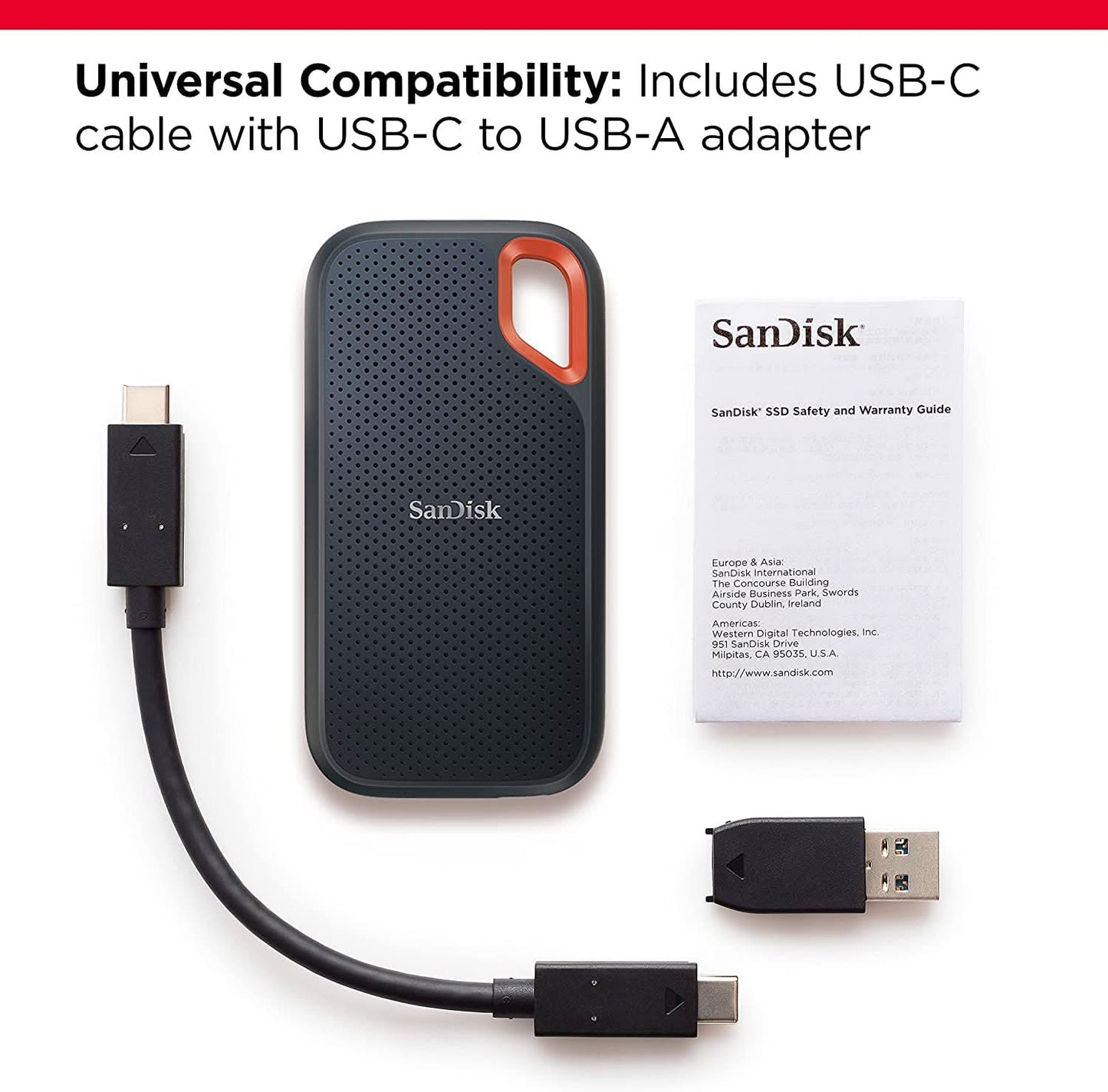 SANDISK 1TB EXTREME PORTABLE SSD
