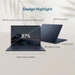 ASUS ZENBOOK 14, INTEL CORE ULTRA 9 185H, 14" 3K OLED 16:10 120HZ, THIN & LIGHT LAPTOP, BUILT-IN AI (32GB/1TB SSD/WIN11/OFFICE 2021/BACKLIT/TOUCHSCREEN/75WHR/PONDER BLUE/1.28 KG), UX3405MA-PZ962WS