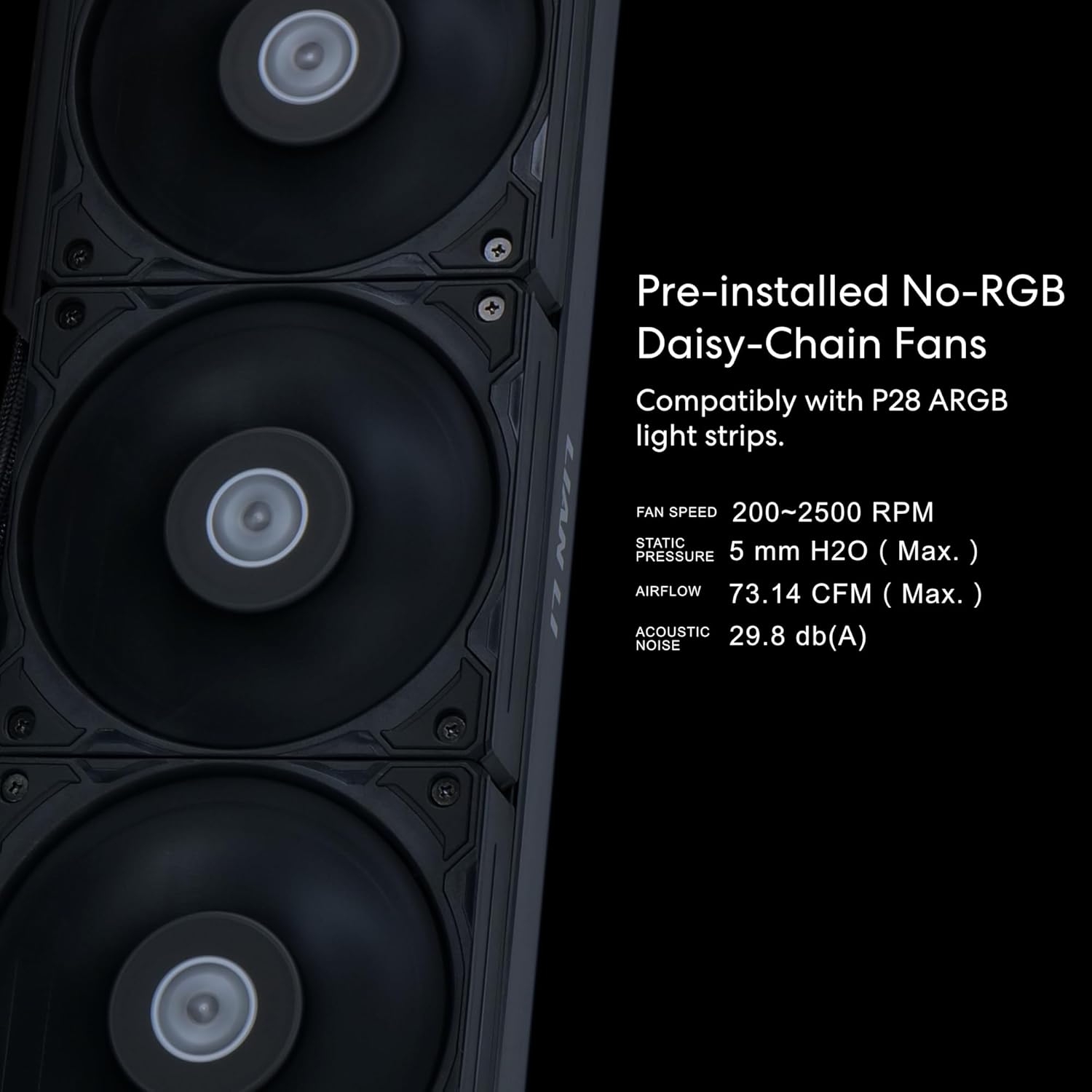 LIAN LI HYDROSHIFT LCD 360S LIQUID COOLER WITH HEATSINK- BLACK (G89.GHSLCD36SB.IN)