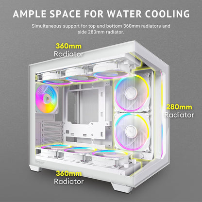 ANTEC C5 ARGB (ATX) MID TOWER CABINET (WHITE)