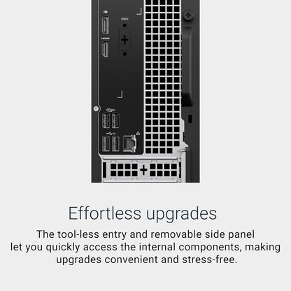 Dell Slim Desktop ECS1250 - Intel Core i3 14100 Processor, 8GB DDR5 RAM, 512GB SSD, WiFi 6, Intel UHD Graphics 730, Windows 11 Home, Onsite Service - Black