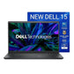 Dell 15, Intel Core 3 14th Gen-100U, 16GB DDR4, 512GB SSD, FHD IPS, 15.6"/39.62cm, Windows 11, Microsoft Office Home 2024, Carbon Black, 1.63Kg, Thin & Light, Laptop Model NO - Dell 15 DC15250