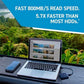 CRUCIAL X6 2TB Portable Solid State Drive (SSD)