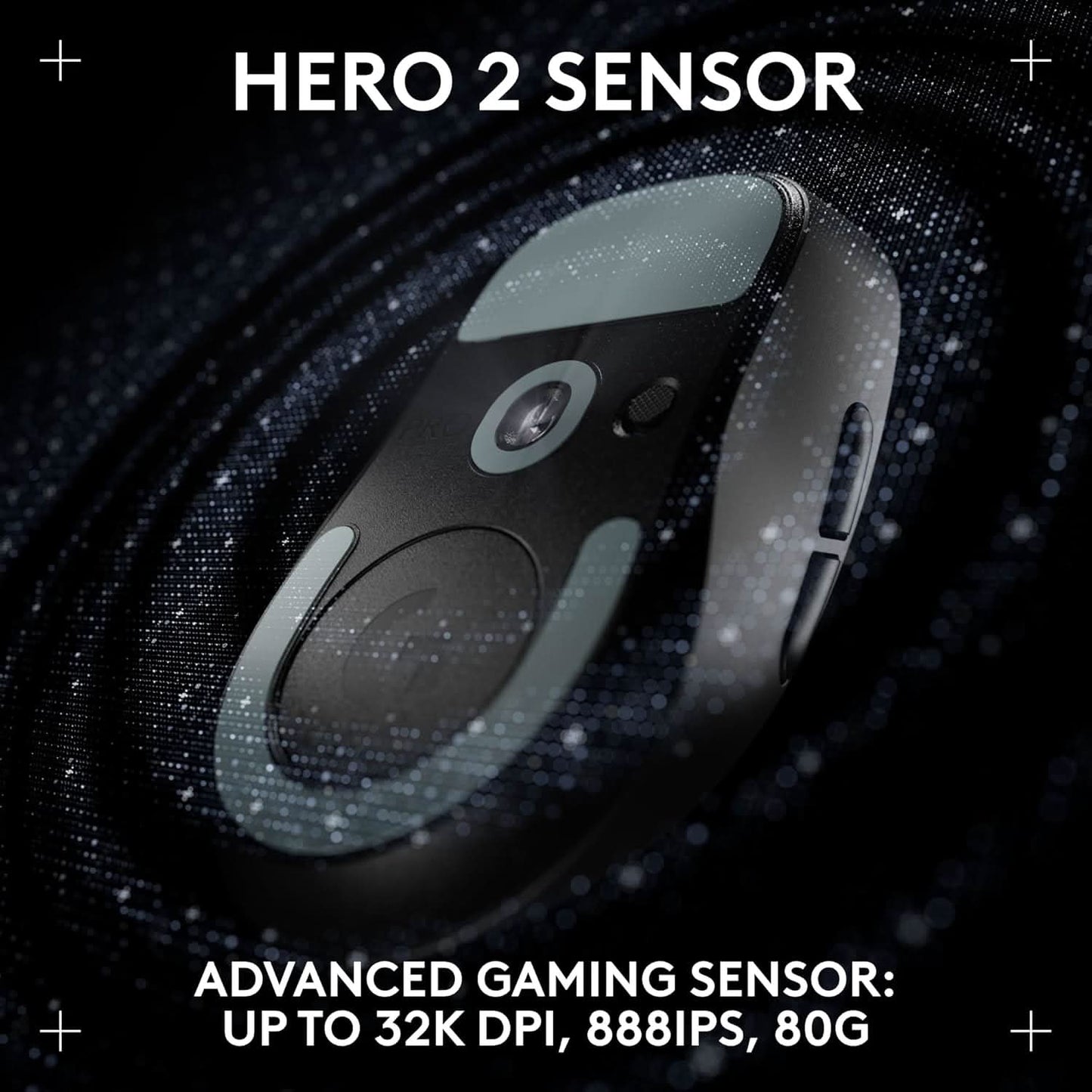 LOGITECH G PRO X SUPERLIGHT 2 DEX LIGHTSPEED WIRELESS GAMING MOUSE- BLACK