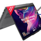 LENOVO IDEAPAD 5 2-IN-1 AMD RYZEN 5 8645HS 14" (35.5CM) WUXGA IPS 300NITS CONVERTIBLE LAPTOP (16GB RAM/512GB SSD/WIN 11/OFFICE HOME 2024/BACKLIT KB/FPR/FHD CAMERA/GREY/1.6KG), 83DR007CIN