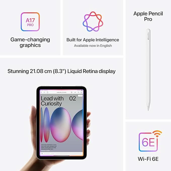 Apple iPad mini A17 Pro Wi-Fi 256GB - Starlight