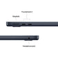 Apple 13-inch MacBook Air M5 chip with 10 core CPU and 10 core GPU, 16GB, 1TB SSD - Midnight