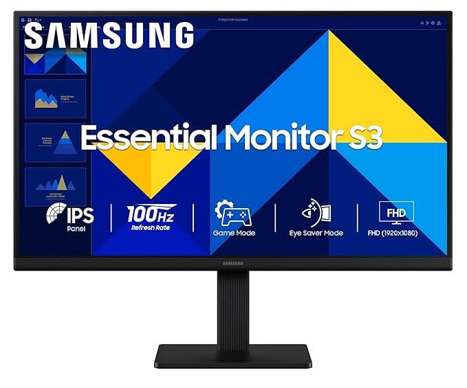 Samsung 27 Inch IPS Panel FHD S3 Flat Monitor