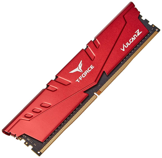 TEAMGROUP T-FORCE VULCAN Z 16GB (16GBX1) DDR4 3200MHZ RED DESKTOP RAM