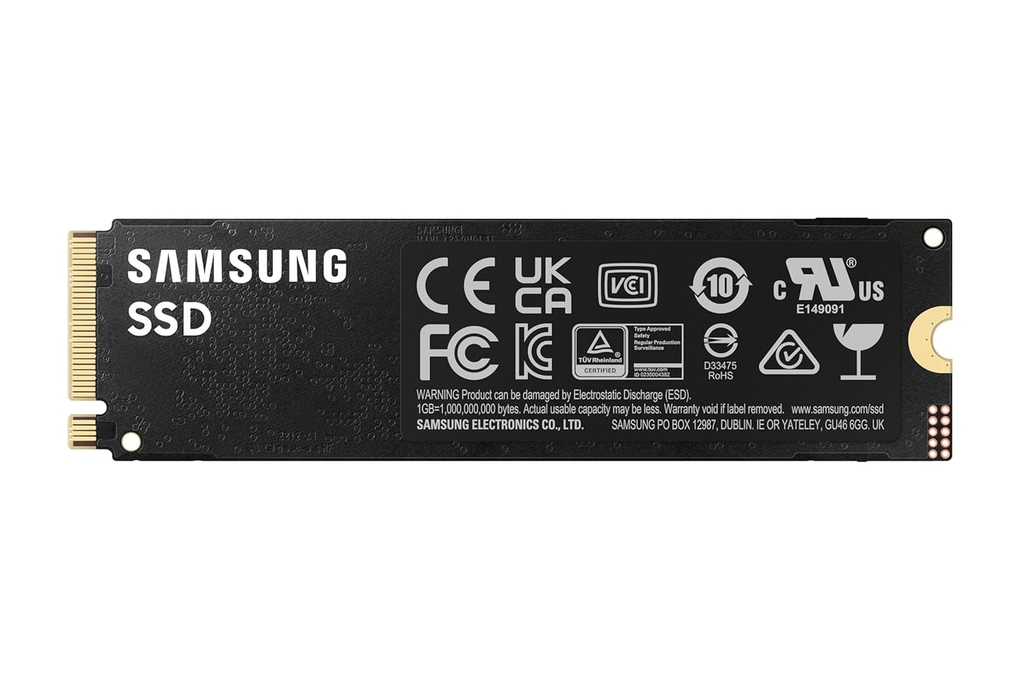 SAMSUNG 990 PRO SSD 4TB - MZ-V9P4T0BW, BLACK