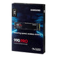 SAMSUNG 990 PRO SSD 2TB PCIE 4.0 M.2 INTERNAL SOLID STATE DRIVE