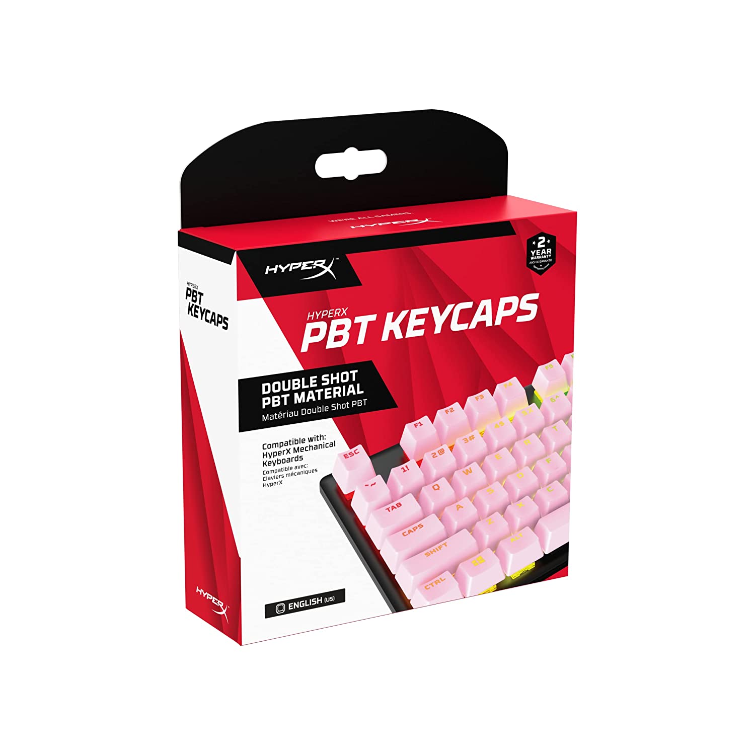 HyperX PBT Keycaps Full Key Set (Pink)