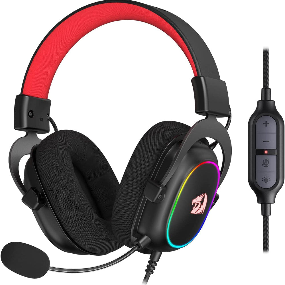 REDRAGON H510 Zeus-X Wired 7.1 Surround RGB Gaming Headphone ( Black ) ( Mac/PC )