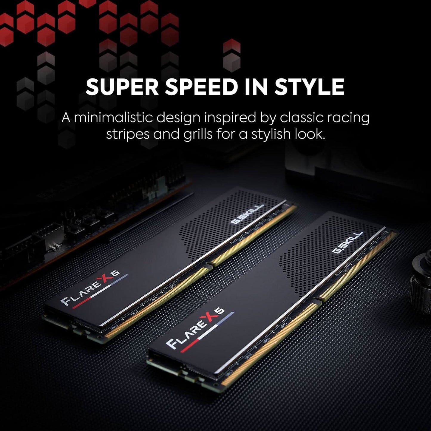 GSKILL FLARE X5 AMD EXPO 32GB (2* 16GB) DDR5 6000 MHZ CL36 RAM - F5-6000J3636F16GX2-FX5