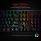 REDRAGON K556 RGB DEVARAJAS MECHANICAL (BROWN SWITCH) KEYBOARD BLACK