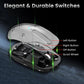 ANT ESPORTS OM140 PRO ULTRA LIGHTWEIGHT TRANSPARENT WIRELESS 2.4GZ BLUETOOTH MOUSE