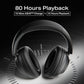 Boat New Launch Rockerz 650 Pro Bluetooth Over Ear Headphones with Mic (Iris Black)