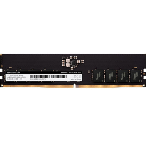 TEAMGROUP Elite 16GB ( 16GB x 1 ) 5600MHz DDR5 Ram (Black) ( CL46 )