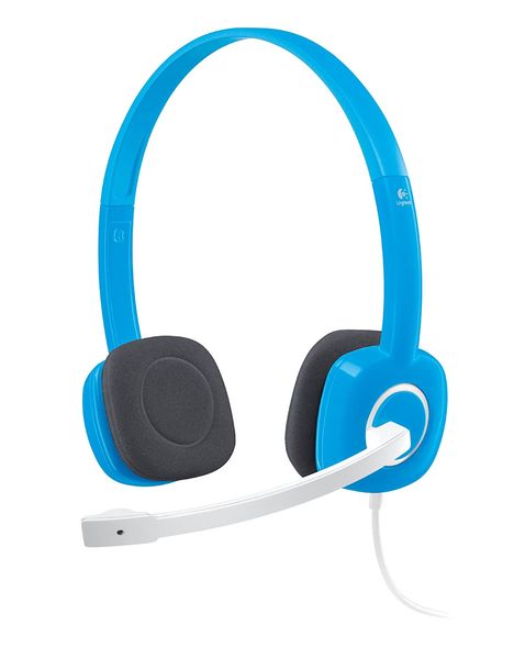 LOGITECH H150 Wired Stereo Gamine Headphone ( Blue ) ( PC / Mobile / Mac )