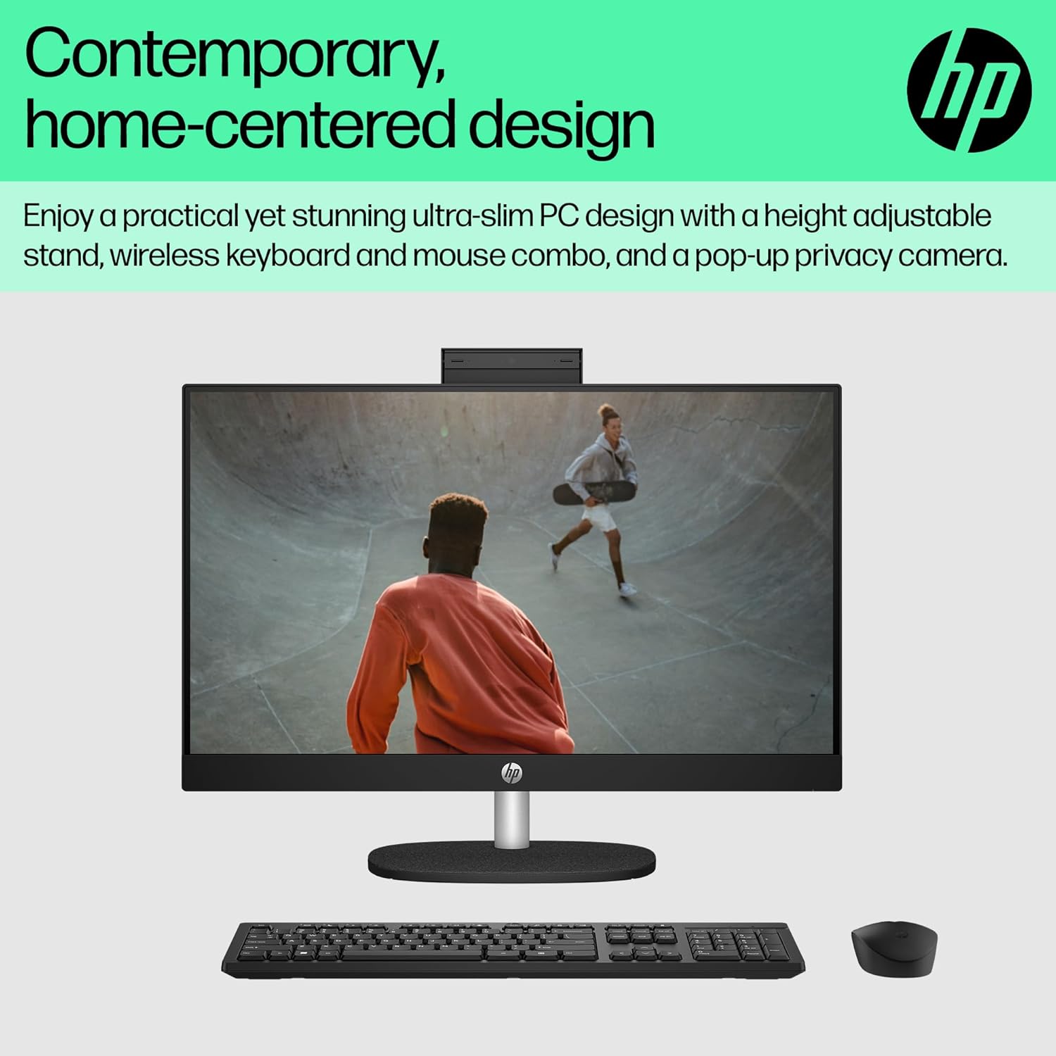 HP ALL-IN-ONE DESKTOP 24 PC, AMD RYZEN 5 7520U, 16 GB LPDDR5, 512GB SSD, 60.5 CM (23.8 INCH), DUAL 2W SPEAKERS,WINDOWS 11,MSO, SHELL WHITE, 5.27 KG, 24-CR0025IN