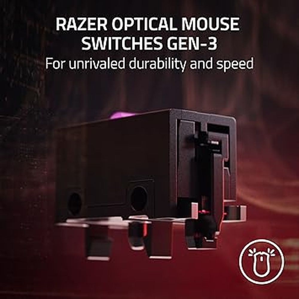 RAZER Cobra Pro Wireless Ergonomic Gaming Mouse ( Rz01-04660200-R3U1 ) ( 30000DPI / 8 Macro Buttons ) ( White )