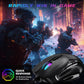 AULA GAMING MOUSE, 12800 DPI RGB WIRED GAMING MOUSE GAMER FOR LAPTOP PC MAC,AULA F815