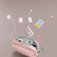 TOMTOC LIGHT-T12 ELECTRONIC ACCESSORY POUCH 1L-PINK
