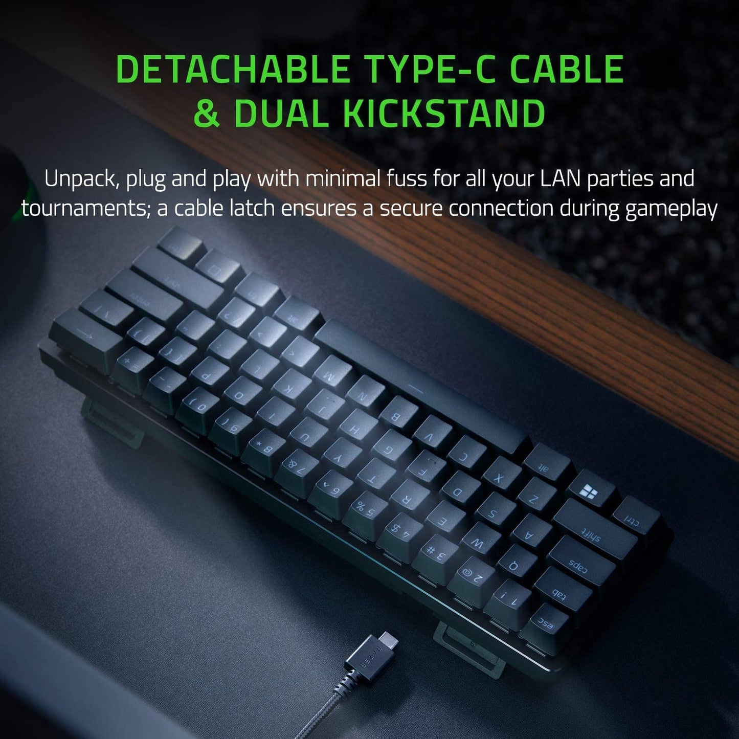 RAZER HUNTSMAN MINI PURPLE SWITCH GAMING KEYBOARD RZ03-03390100-R3M1