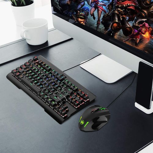 REDRAGON M908 Impact RGB LED Wired Ergonomic Gaming Mouse ( M908 ) ( 3200DPI / 6 Macro Button ) ( Black )